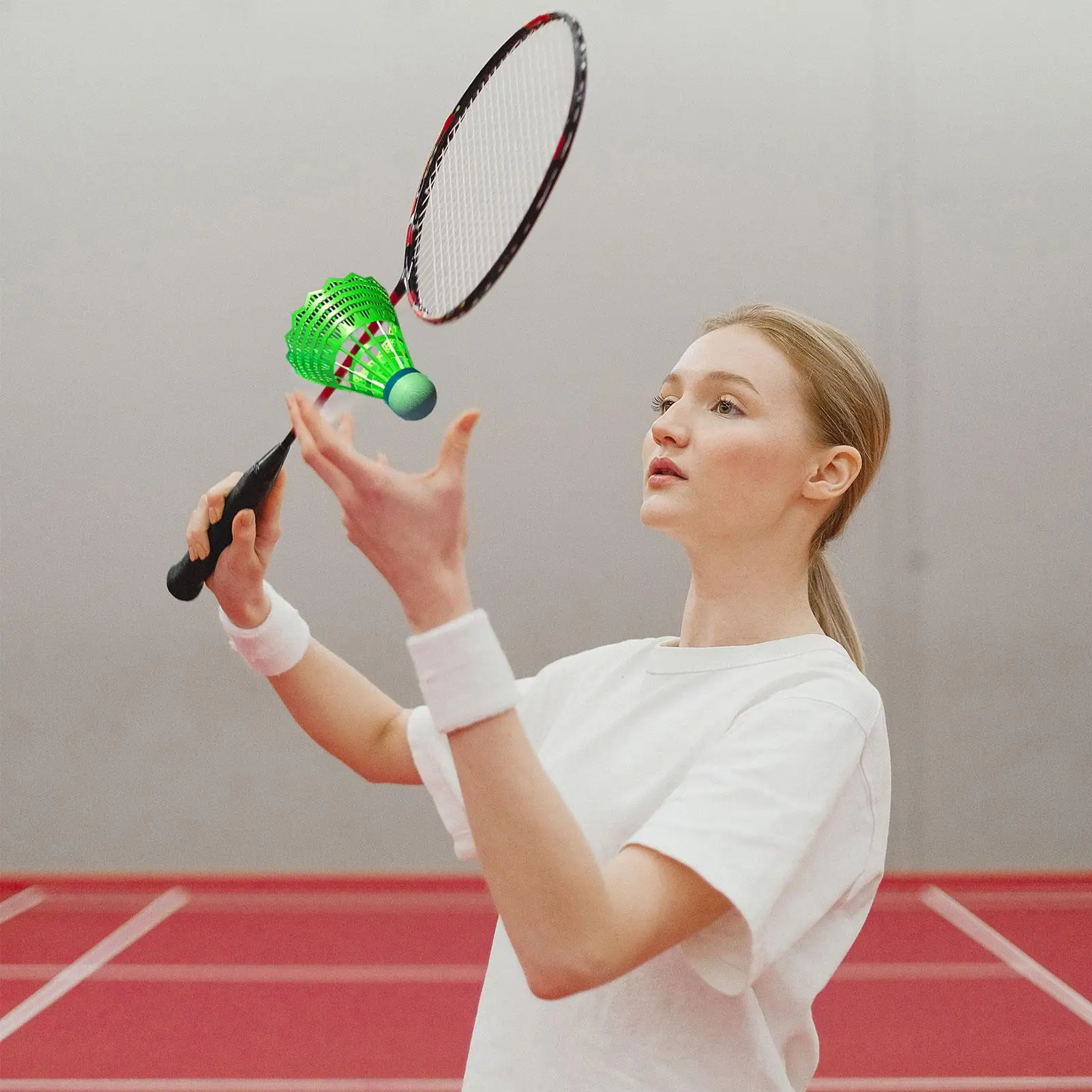 

LED Shuttlecock Shuttlecocks For Badminton Outdoor 6 Pieces Shuttle Equipments Exercise Fitness Game For Adults Kids Beginners