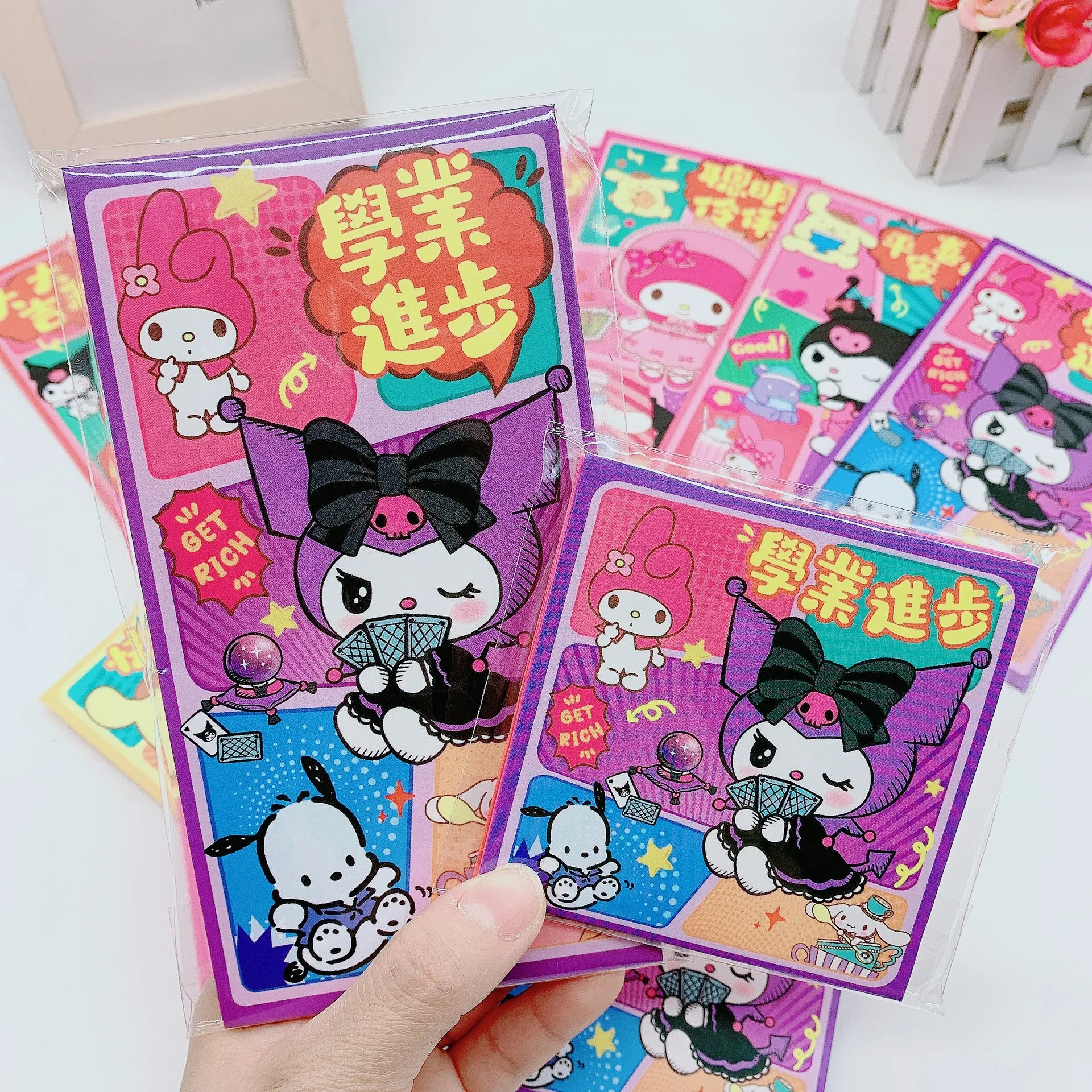 6Pc/Lot CNY 2025 New Year of the Snake New Year Red Packet Sanrio Kuromi Cinnamoroll  MyMelody New Year Red Packet Envelope Gift