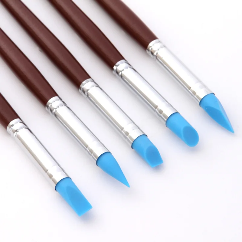 Soft head 5-piece demarking pen Silicone pen Clay polymer clay multi-purpose tool