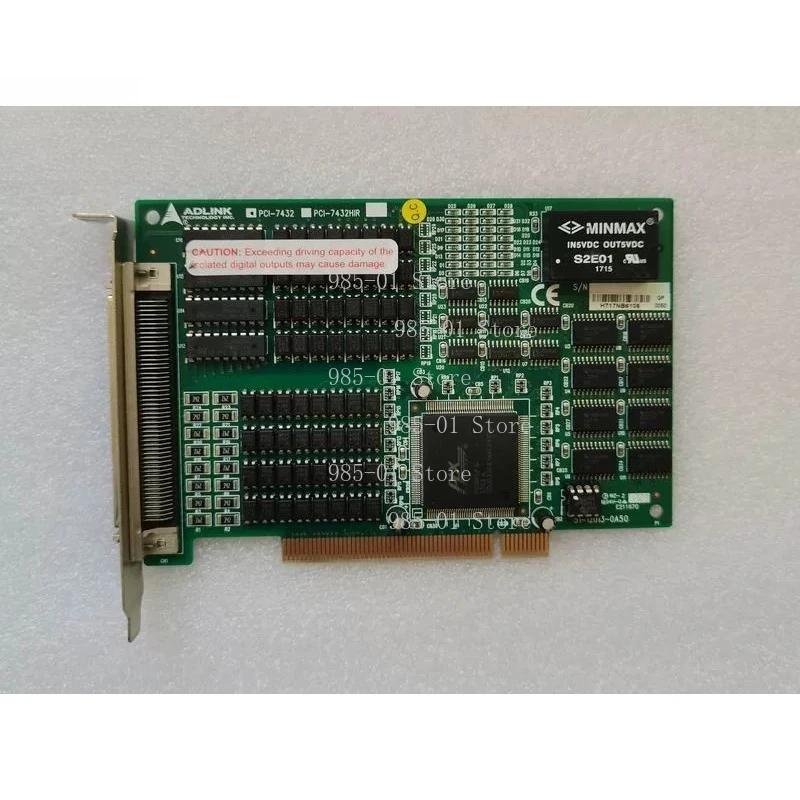 

Used PCI-7432HIR High Speed Isolated Digital IO Card, 64 Channel Industrial Data Acquisition PCI-7432 Expansion Board