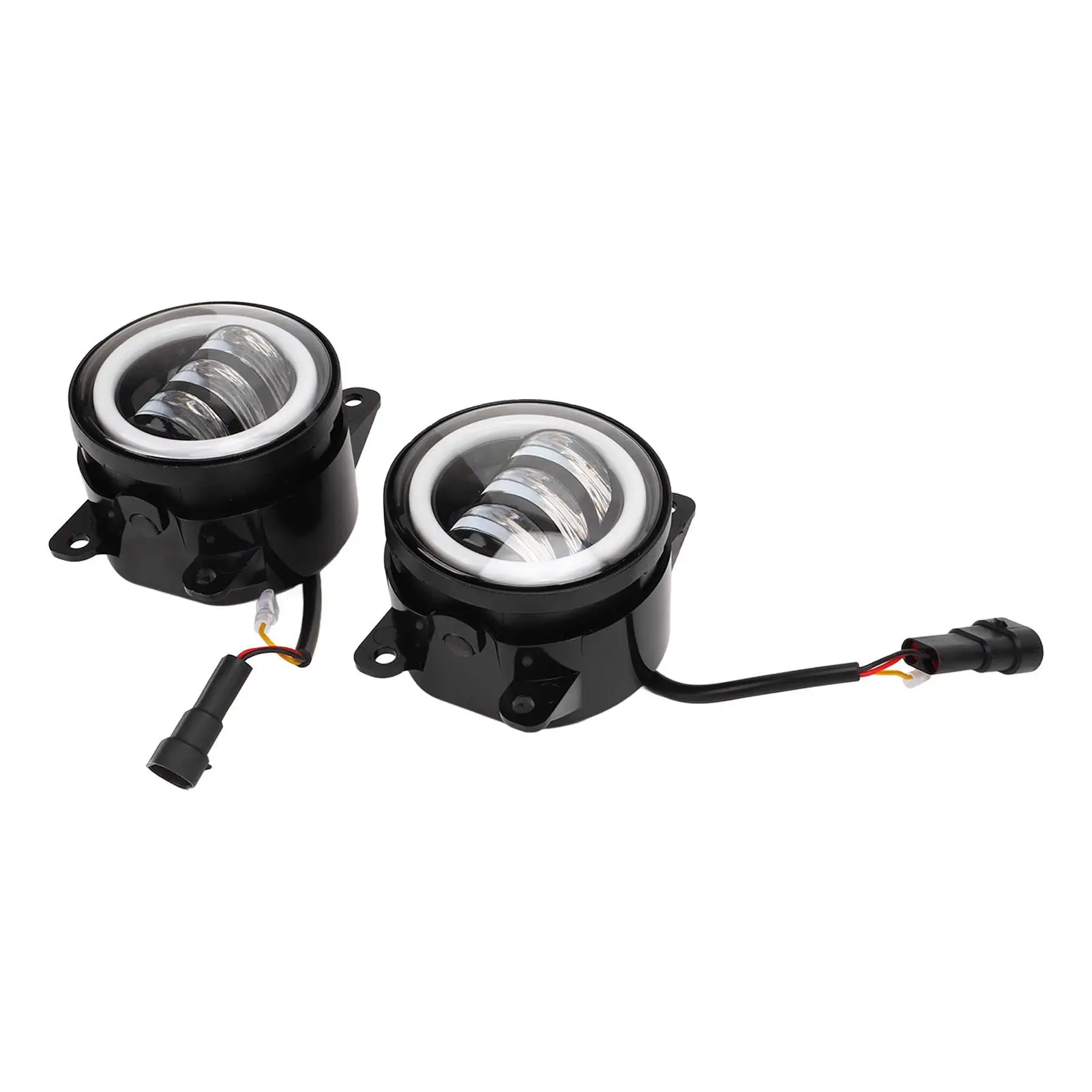 

Driving Light Fog Lamp Easy To Use Super Bright 50000 Hours Life Span Metal 6000K Anti Scratch for cars and Motorcycles