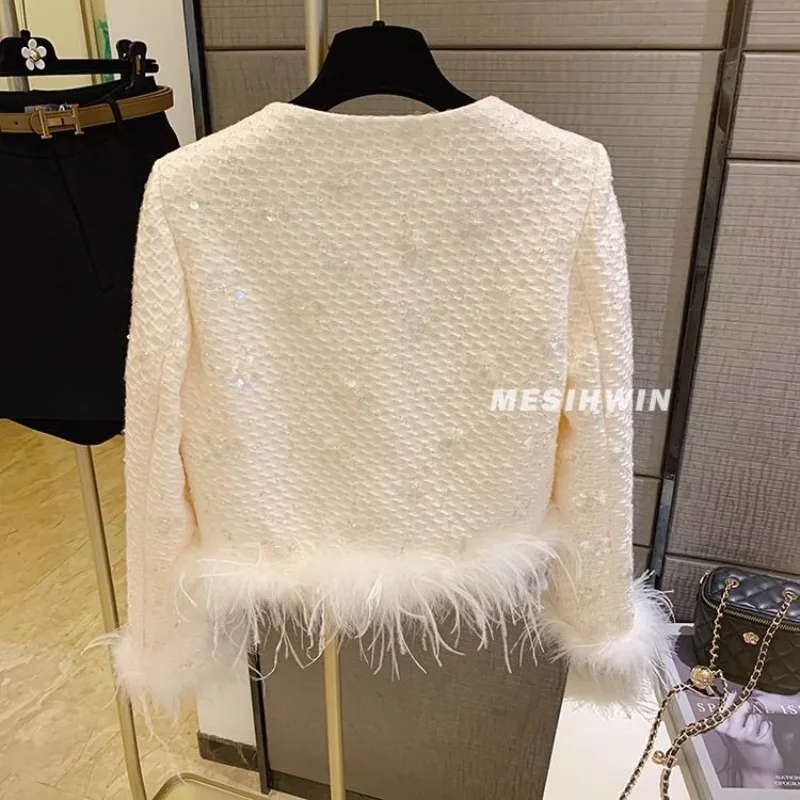 تتميز سترة عصرية للنساء تتميز ببطانة داخلية فريدة من نوعها وجميلة للغاية وبطانة داخلية جديدة لخريف وشتاء #3