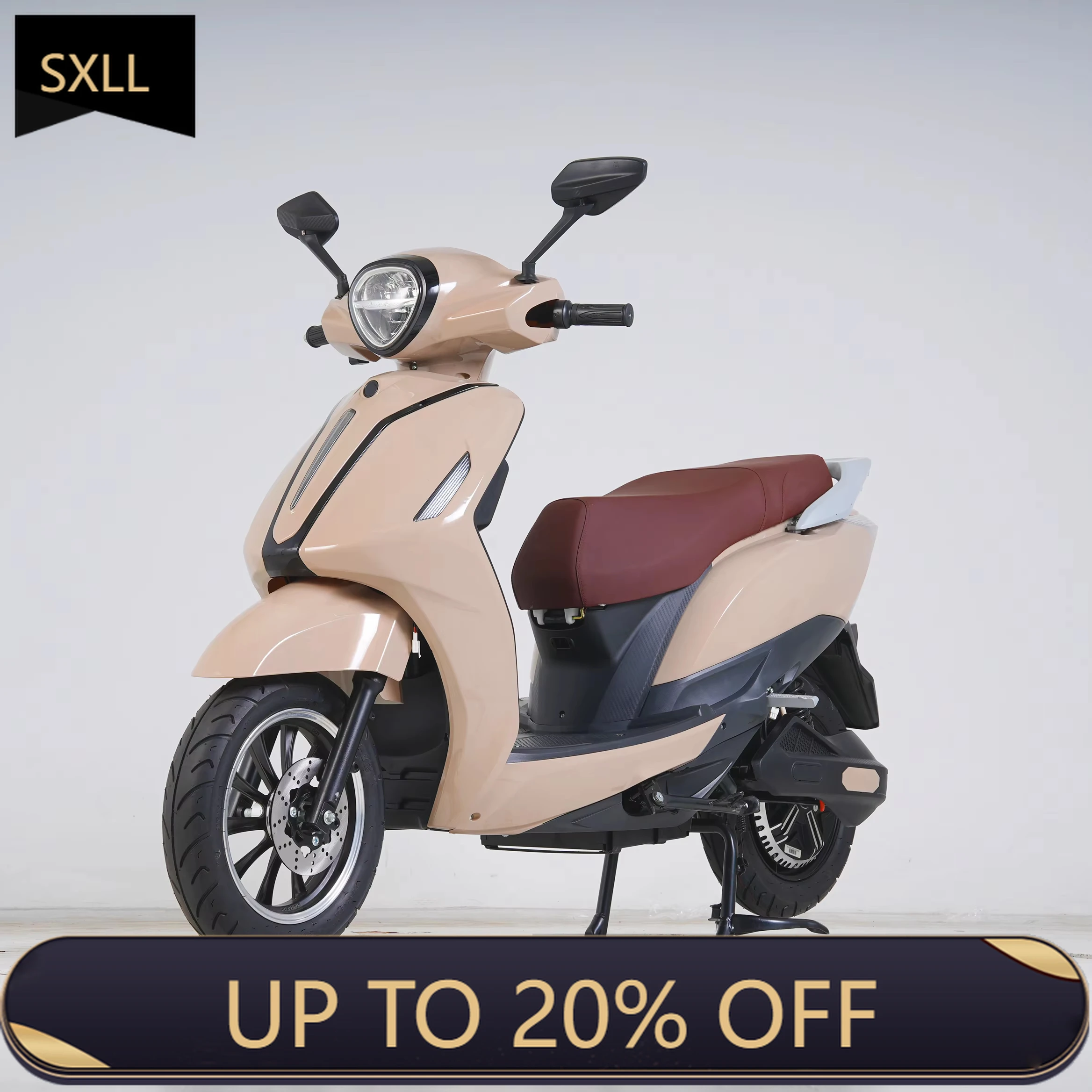 

SXLL Adult 1500 watt battery electric motorcycle two-wheel scooter, 72v power maximum speed 60 km/h