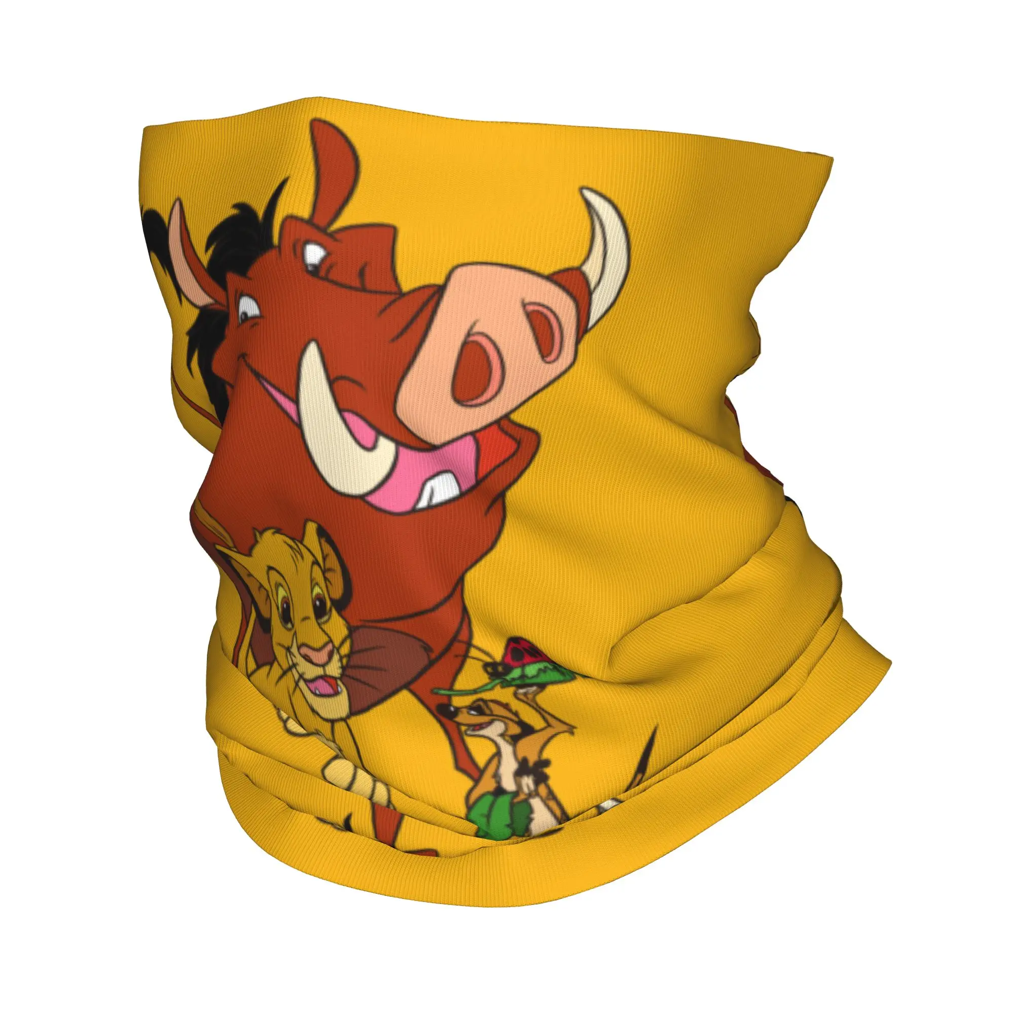 

The King Lion Bandana Neck Warmer Women Men Winter Hiking Ski Scarf Gaiter Pumbaa Simba Face Cover