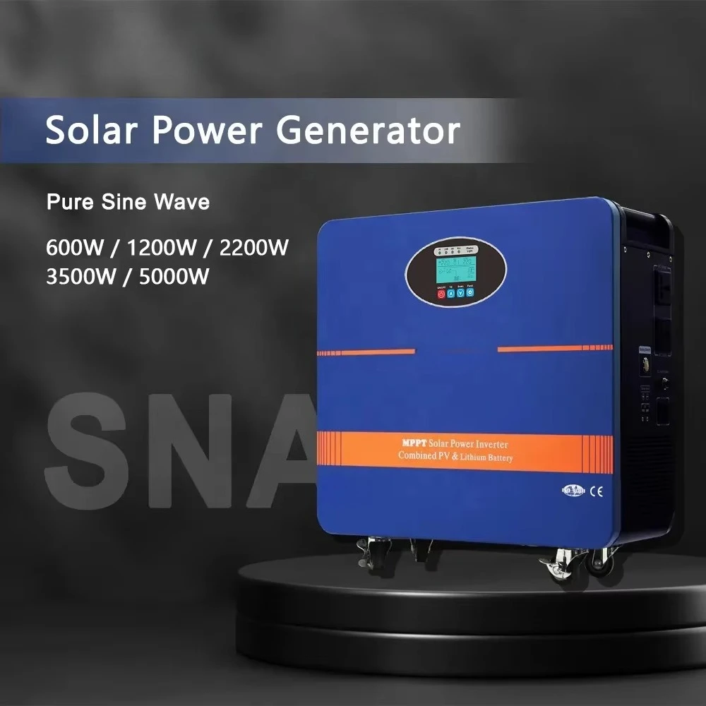 

Whole house 5KW solar generator price 5kva generator solar portable 3kw all-in-one 110 volt AC 220 volt AC power station