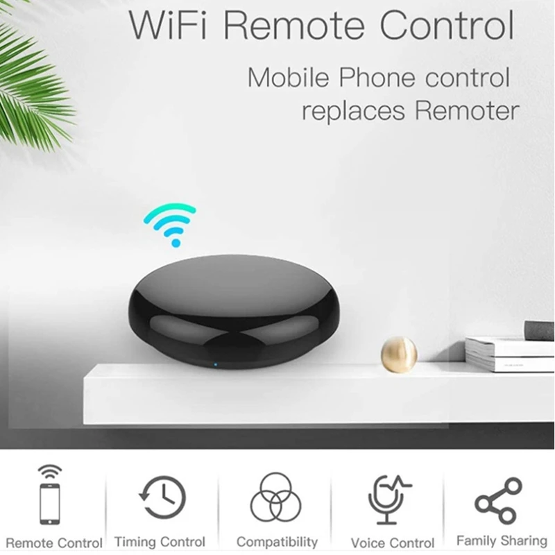 RISE-Wifi-Ir (2.4Ghz) Remote Infrared Universal Remote Control Remote Infrared Control Hub Support Tuya Smart Life App
