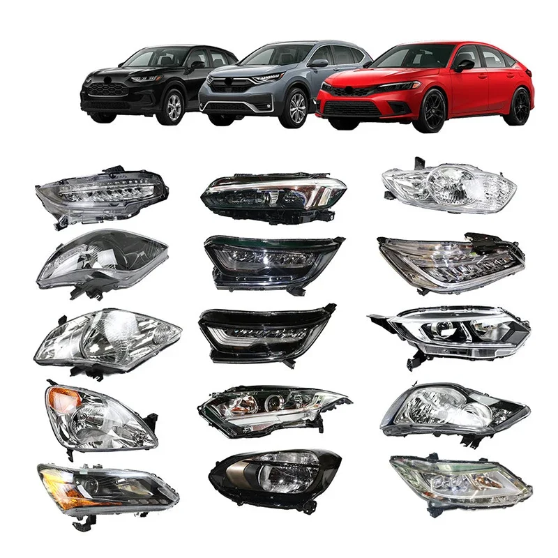 for Auto Car LED Headlight Headlamp For Honda Civic City Cr-v Crv Accord Fit Jazz HR-V 2020 2021 2022 2023