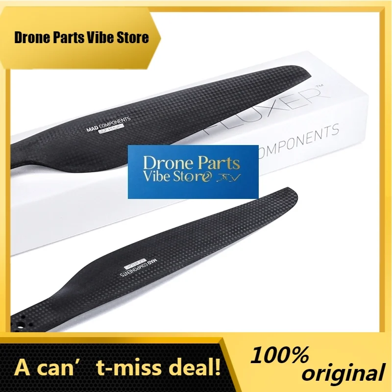 

DParts1MAD FLUXER PRO 27x8.1 Inch 2 Pcs Black RC Dr-one Blade Propeller For Quadcopter Multirotor