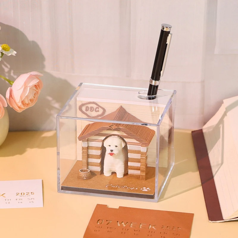 super-offerta-calendario-artistico-3d-2026-blocchi-di-carta-non-adesivi-per-appunti-accessori-da-scrivania-per-ufficio