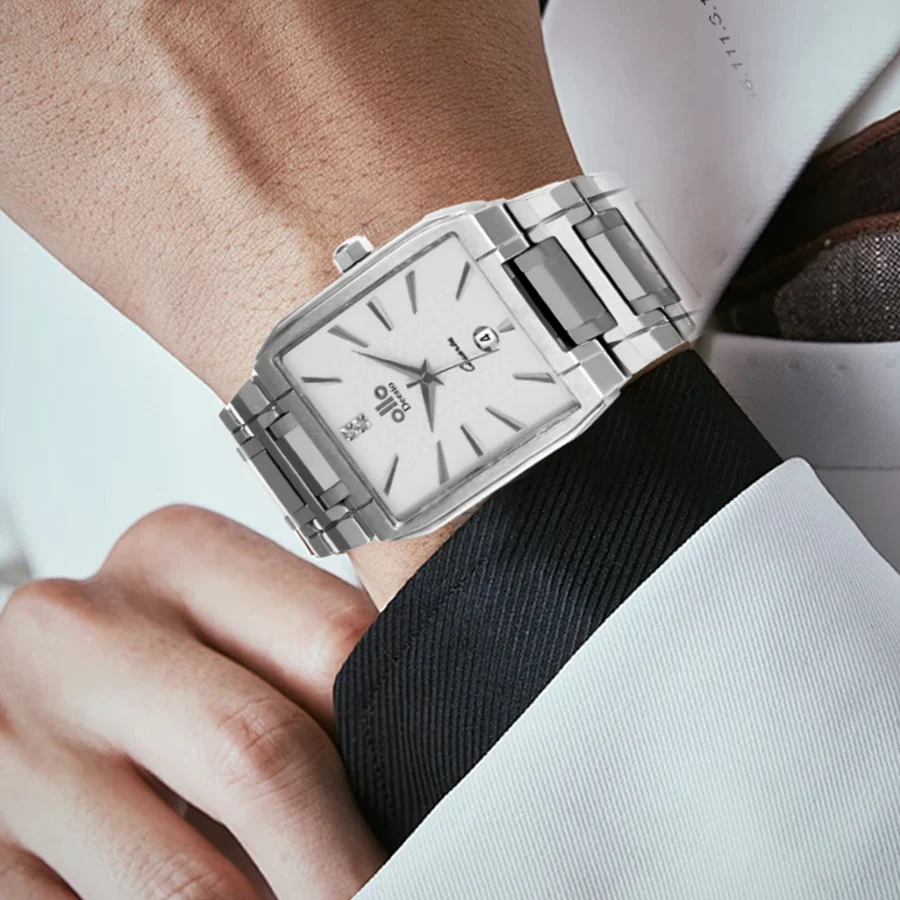 Deesio Brand Business Luxury Couple Quartz Watches Sapphire Crystal Table Mirror Waterproof Wristwatches reloj lujo alta gama