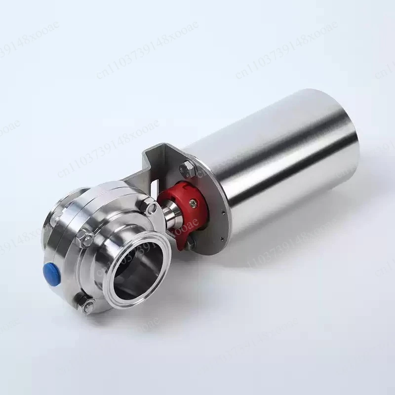 Stainless Steel 304 Sanitary Quick Clamp Pneumatic Valve, Soft Seal