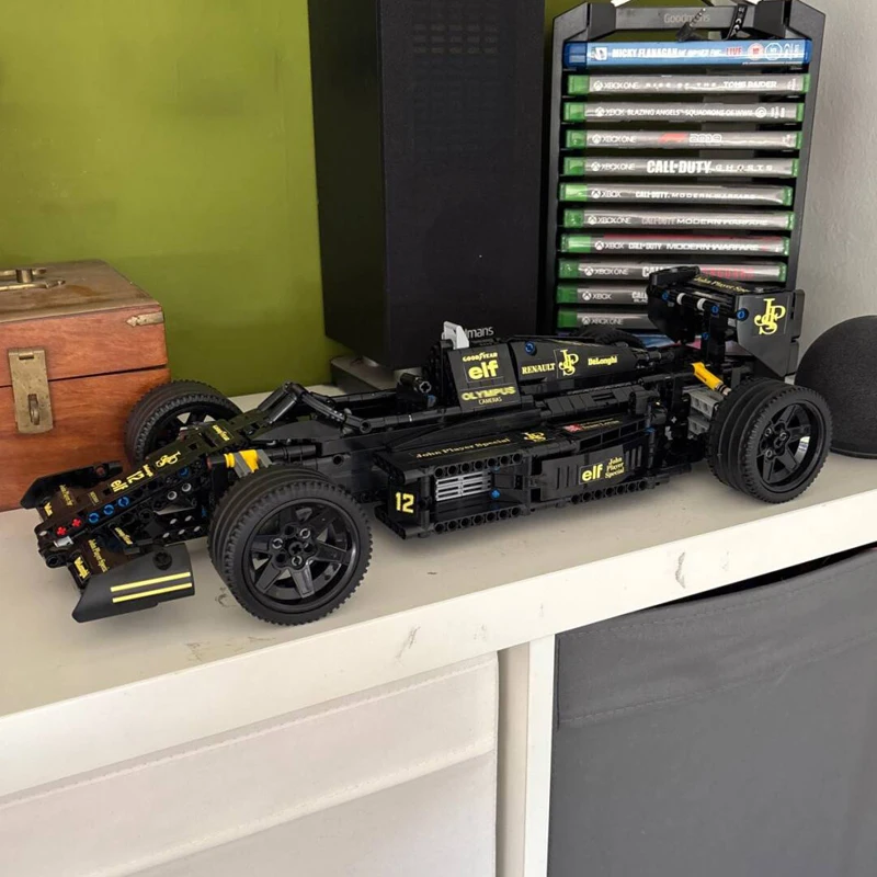 التقنية جون بلاير صيغة خاصة 1 سيارات السباق الكلاسيكية جيل واحد أسطورة المتسابق اللبنات نماذج ألعاب الطوب MOC
