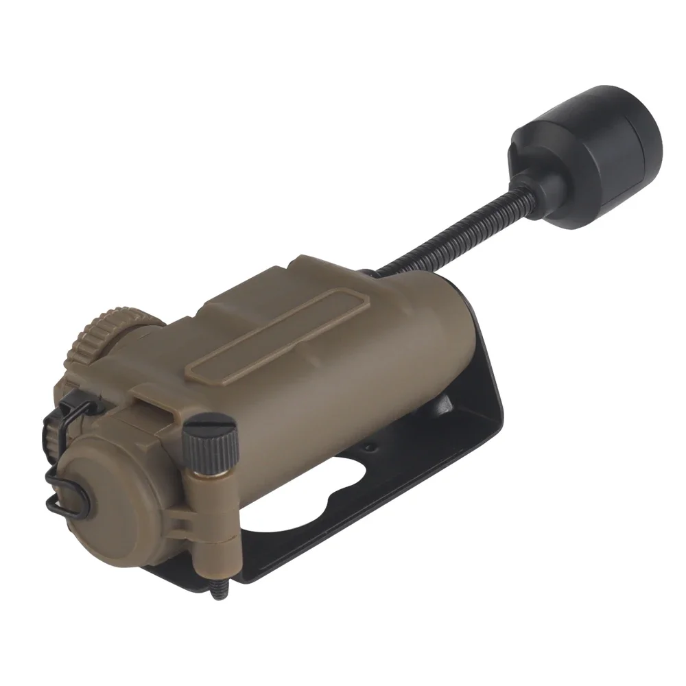 Lampu Helm Sidewinder Lampu Strobo Taktis IR dan Kepala Senter Lampu IFF Lampu LED Tambahan Berburu Memancing