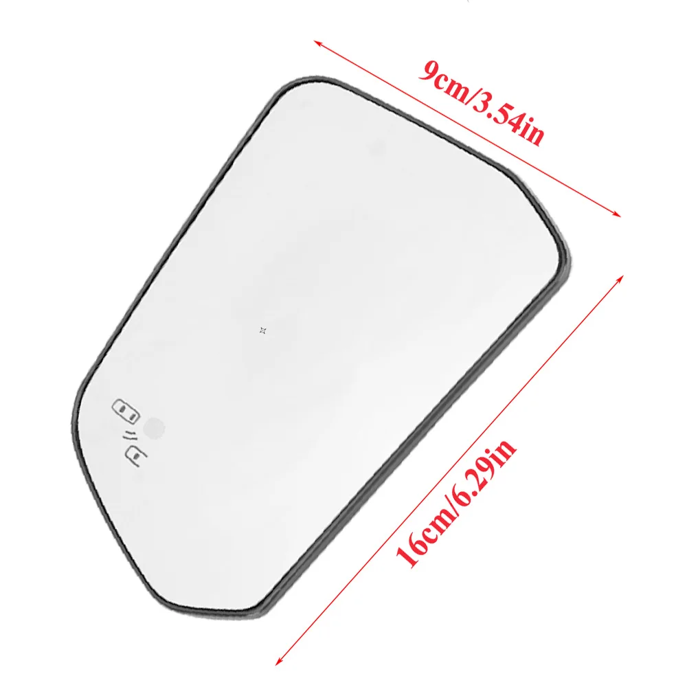 Side Heated Wing Mirror Glass Rearview Mirror Lens with Blindspot for Ford Mustang 2015 2016 2017 2018 2019-2021 USA Version