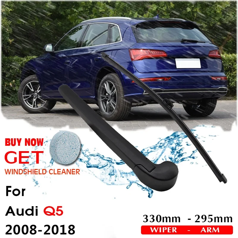 

Car Wiper Blade Rear Back Window Windscreen Windshield Wipers For Audi Q5 Hatchback 330 mm 2008 - 2017 2018 Auto Accessories
