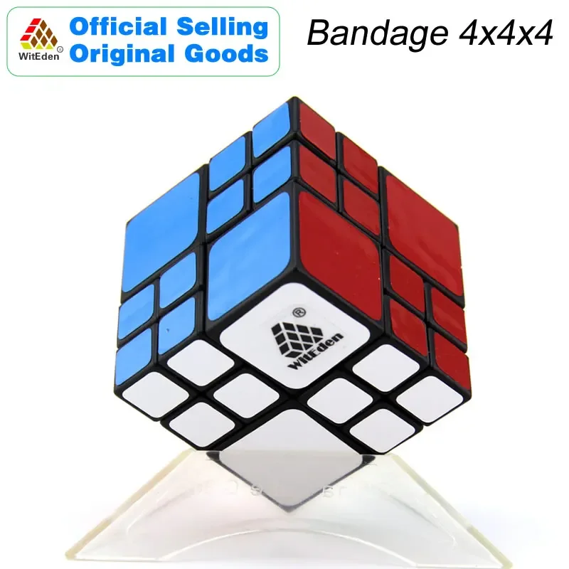 WitEden AI Bandage 4x4x4 매직 큐브 4x4 Cubo Magico 프로페셔널 스피드 네오 큐브 퍼즐 Kostka Antistress Toys For Boy