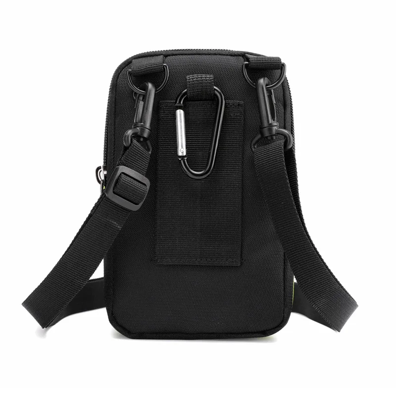 Multi-function Small Bags Mini Shoulder Crossbody Bag Men Nylon Mobile Cell Phone Pouch Waist Bag Hanging Bag Case bolsos purses