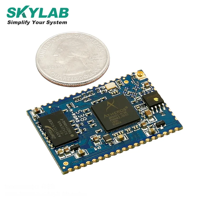 SKYLAB SKW72 wholesale AR9331 chip long range openwrt atheros GPIO set top box wifi module for Home Gateways