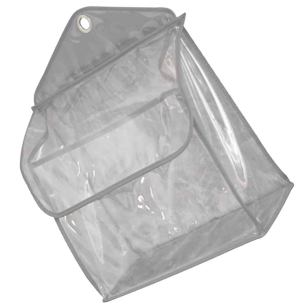 

Bathroom Washroom Waterproof Storage Bag Large Capacity PVC Polyester Wall Transparent Hanging Travel Clothes