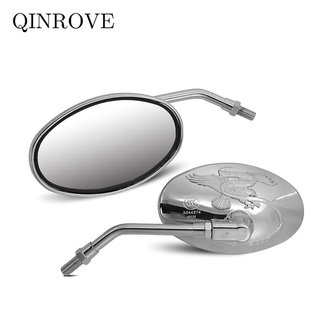 

8 10MM Rearview Mirror Motorcycle Retro ABS Rear Mirror Eagle Mirror Universal For Honda Vespa GTS 300 Sprint S PX 125 Primavera