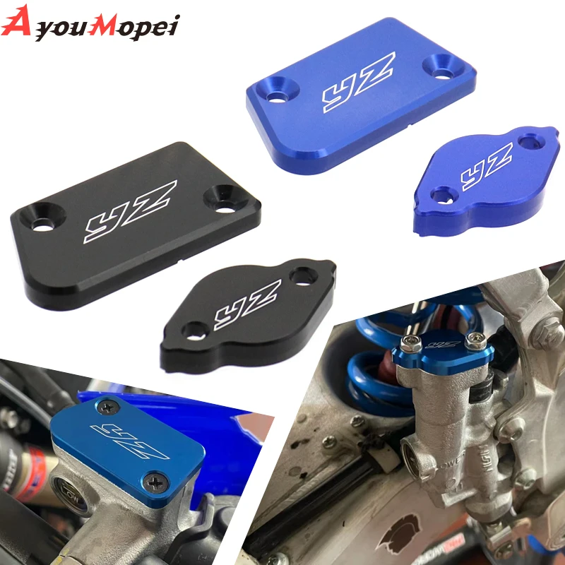 For YAMAHA Front Rear Brake Reservoir Cover YZ 125 250 450 250F YZ250FX YZ450FX YZ125 Motorcycle Accessories Fluid Cylinde Cap