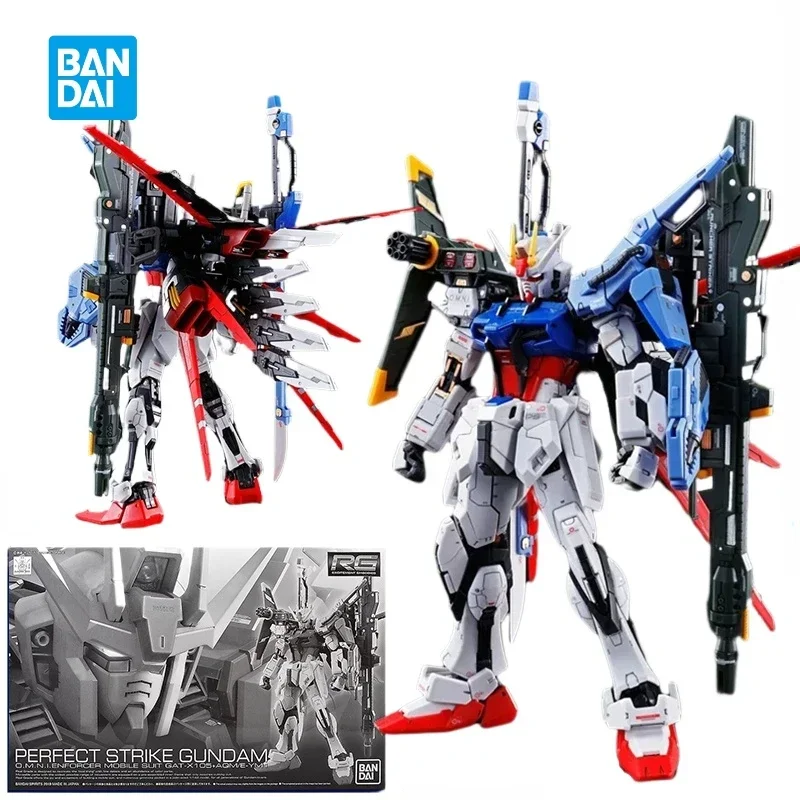 

В наличии Bandai, оригинальная RG 1/144 PERFECT STRIKE Gundam PB, ограниченная модель игрушки, аниме, экшн-фигурка, коллекционные украшения