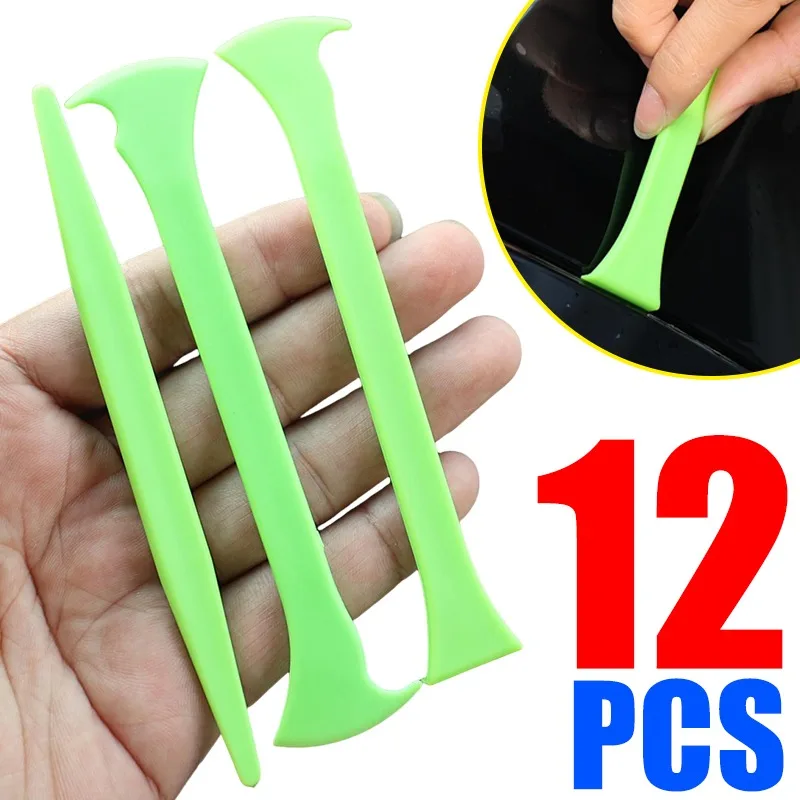 

3-12Pcs Auto Film Trimming Tool Kit Vinyl Wrap Micro Squeegee Window Tint Scraper Car Styling Edge Sealer Paint Protection Spare