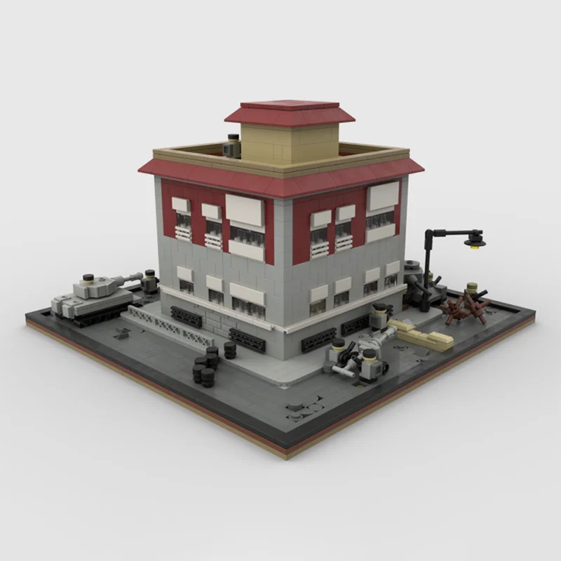 1279pcs MOC 배틀 베를린 마이크로스케일 모델 빌딩 블록 건축 장난감 DIY 창의적인 크리스마스 선물 교육 어린이 생일