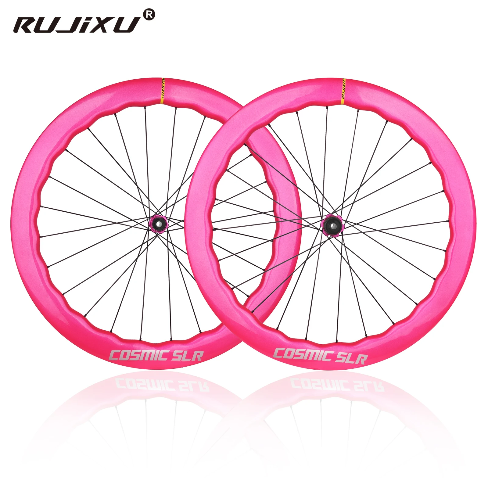 

700C 6 Pawls, ширина 28 мм, гравийная велосипедная карбоновая колесная пара, дисковый тормоз, 5045/5853 мм, глубокий клинчер, бескамерное новое волнистое профильное колесо