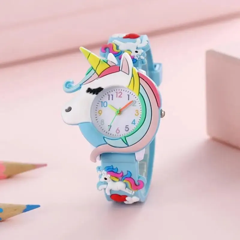 Boys and Girls with Children Cute Fashion Snap Watch Quartz Watch