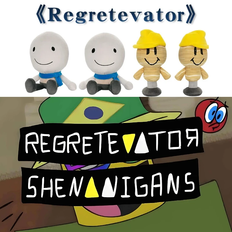 

Regretevator Elevator Game Plush Doll Collectible Cute Spooky Toy For Home Table Decor Party Prop For Teens Halloween Gift
