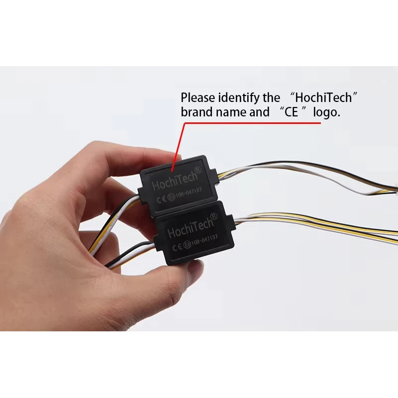 SMD Cotton Light LED Angel Eye Dual Line Dual Color Inverter Pair Kit Accessories