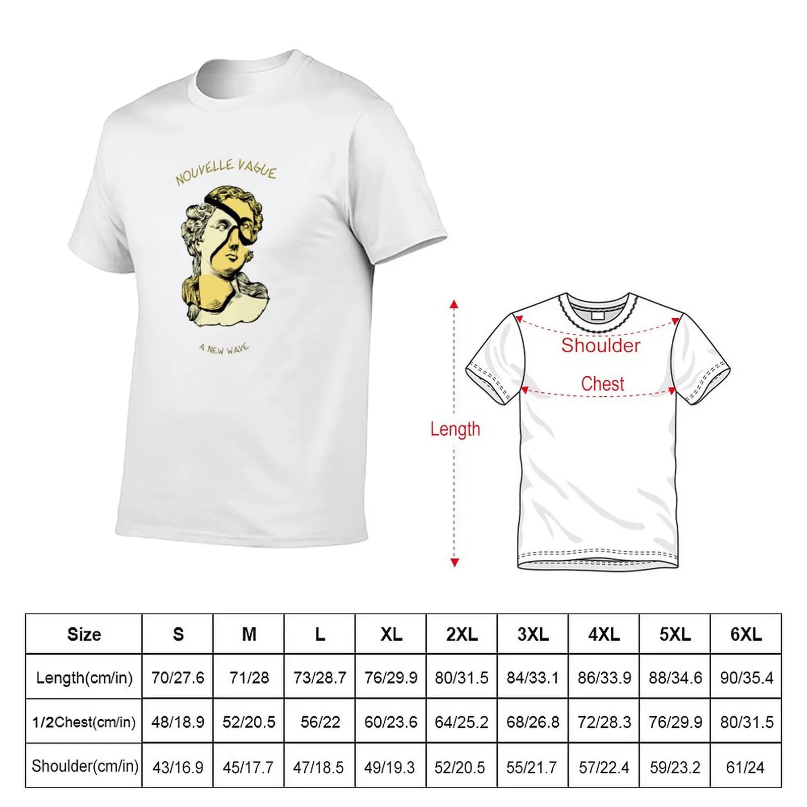 New Nouvelle Vague, new wave, renaissance T-Shirt Short sleeve boys animal print shirt T-shirts for men cotton