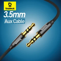 Baseus AUX Cable Jack 3.5mm Audio Cable Speaker Cable for MP3 Headphones Car AUX Cable Xiaomi Redmi 5 Plus Oneplus 5t AUX Cord