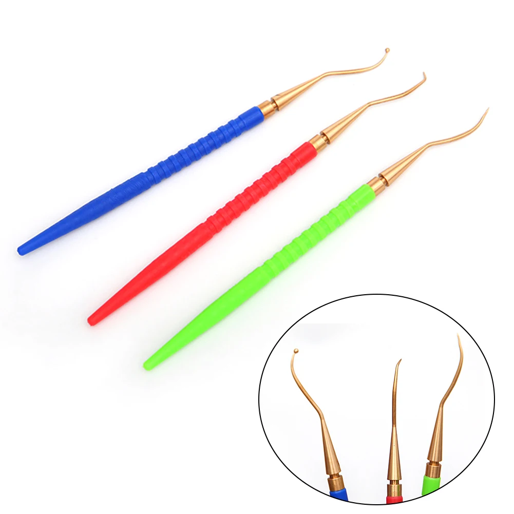 3Pcs Brass O-Ring Remover Pick Hooks Scuba Diving Regulator Repair Tool Set For Snorkeling Freediving Maintenance Accessories