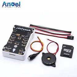 Pixhawk PX4 Autopilot PIX 2.4.8 32Bit Flight Control with PX4FMU PX4IO Safety Switch Buzzer 4G SD for DIY RC Drone Multirotor