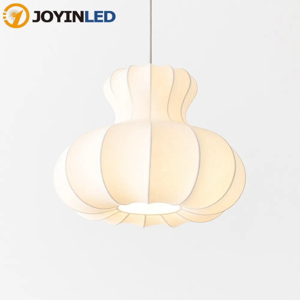 

JOYINLED Nordic Silk Chandelier 40CM Modern Living Room Ceiling Chandelier Minimalist LED Pendant Light Indoor Hanging Lamp