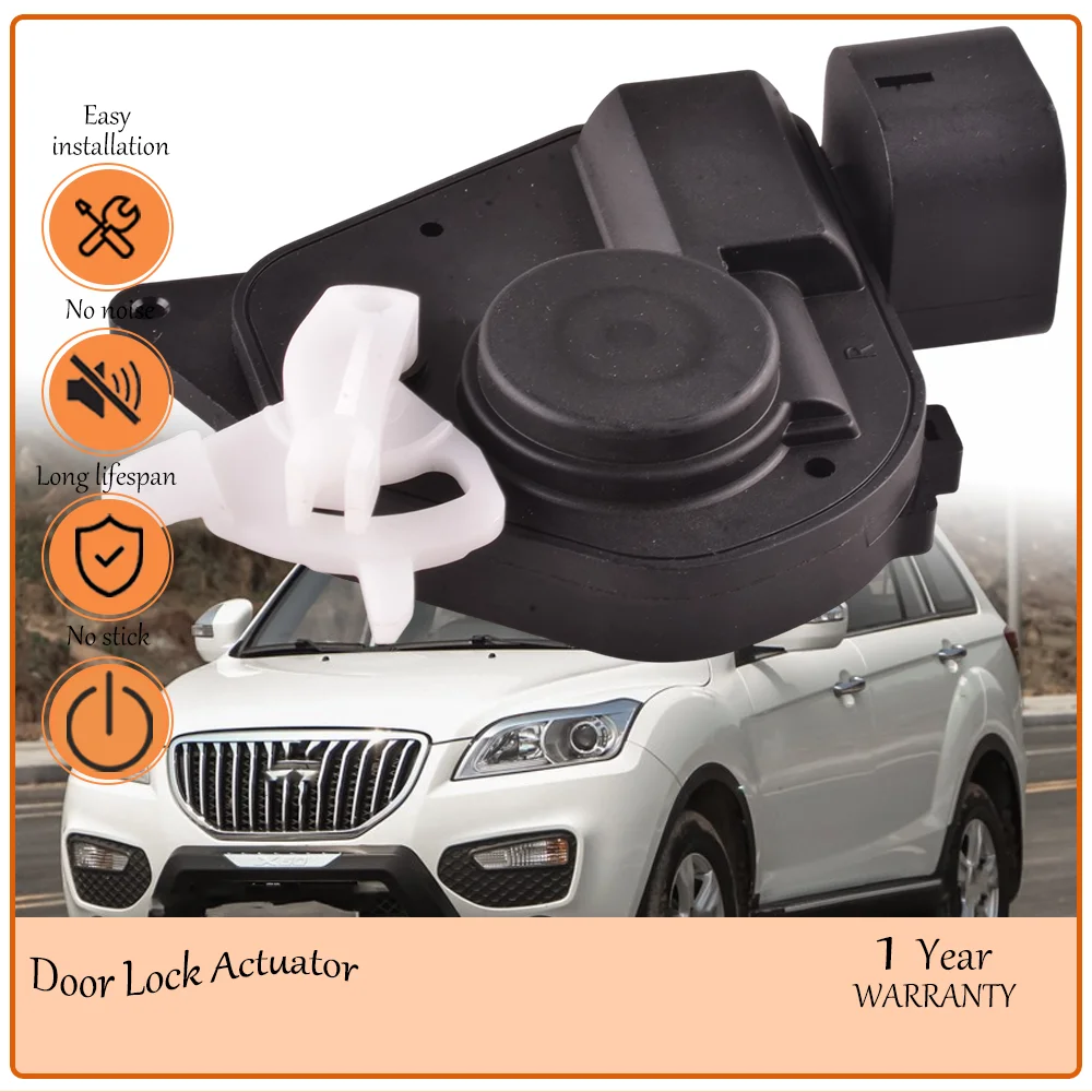 

2 pin Dust-sealed Passenger Side Lock Unit, applies Lifan X60, two-terminal front right door lock oem S6105216