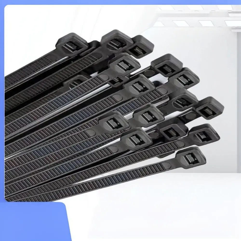 Reinforced Nylon Cable Ties Self Locking Industrial Straps Durable Wire Organizer Waterproof Fastening Cord Management Wrap