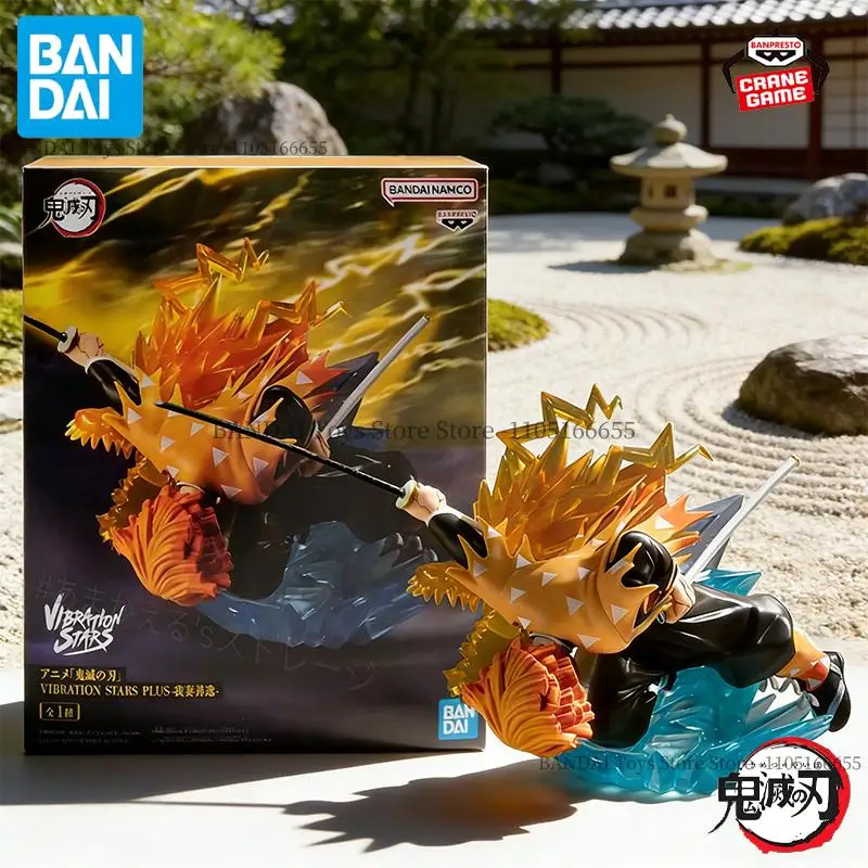 

Оригинальные фигурки Bandai Banpresto Demon Slayer VIBRATION STARS PLUS: Агацума Зеницу, аниме-фигурки, мультяшные куклы, детские игрушки
