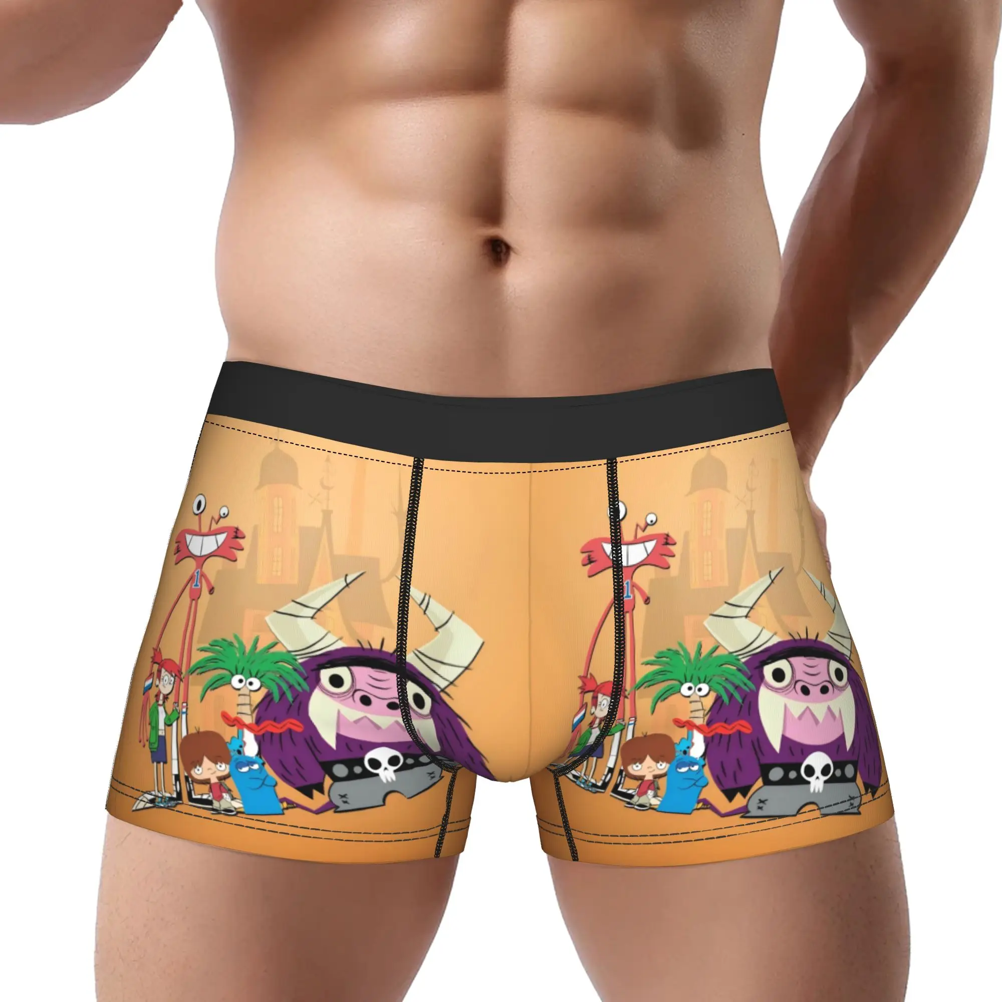 Fosters Home for Imaginary Friends Underpants Homme Panties Men's Underwear  Comfortable Shorts Boxer Briefs