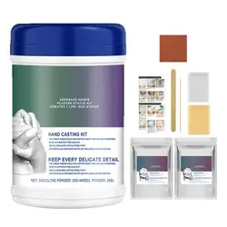 Hand Casting Kit Couples Mold-Maker For Hand Sculptures Plaster Statue 3D Molding Kit Creative Hand Hold Casting Kit For Couples