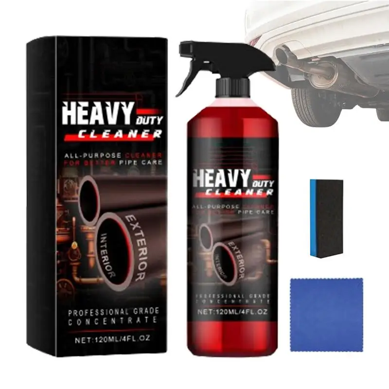 

Car Converter Exhaust Cleaning Liquid Metal Rust Preventive Cleaner Spray 120ML Multifunctional Exhaust System Cleaner Catalytic