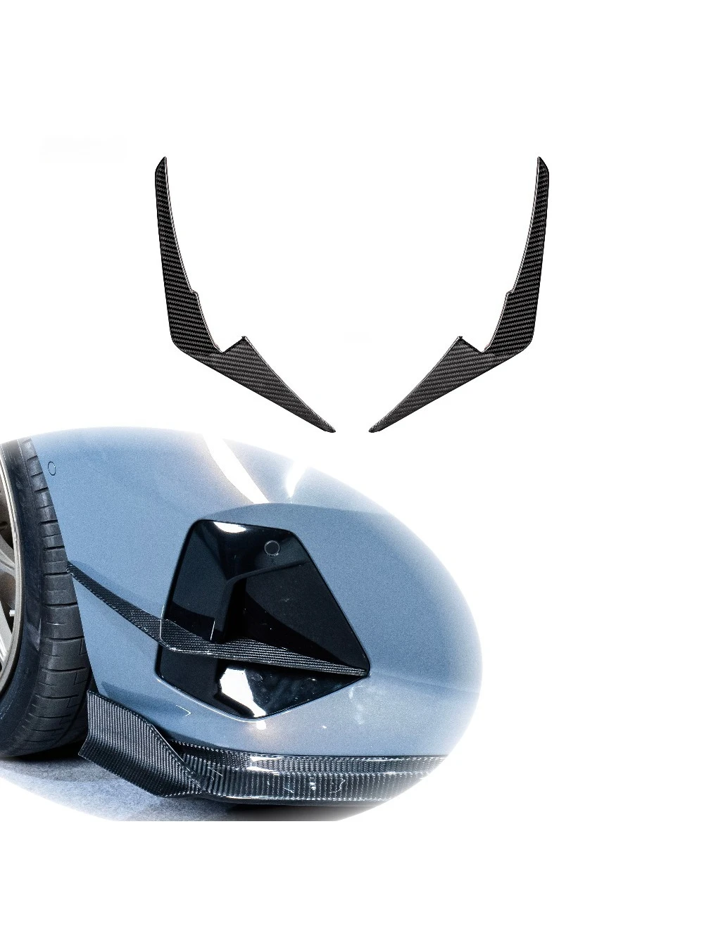 Dry Carbon Fiber ST Gen1 Front Lip MT Single Piece Canard Spoiler Side Skirt Diffuser Roof Spoiler For  G60 G68