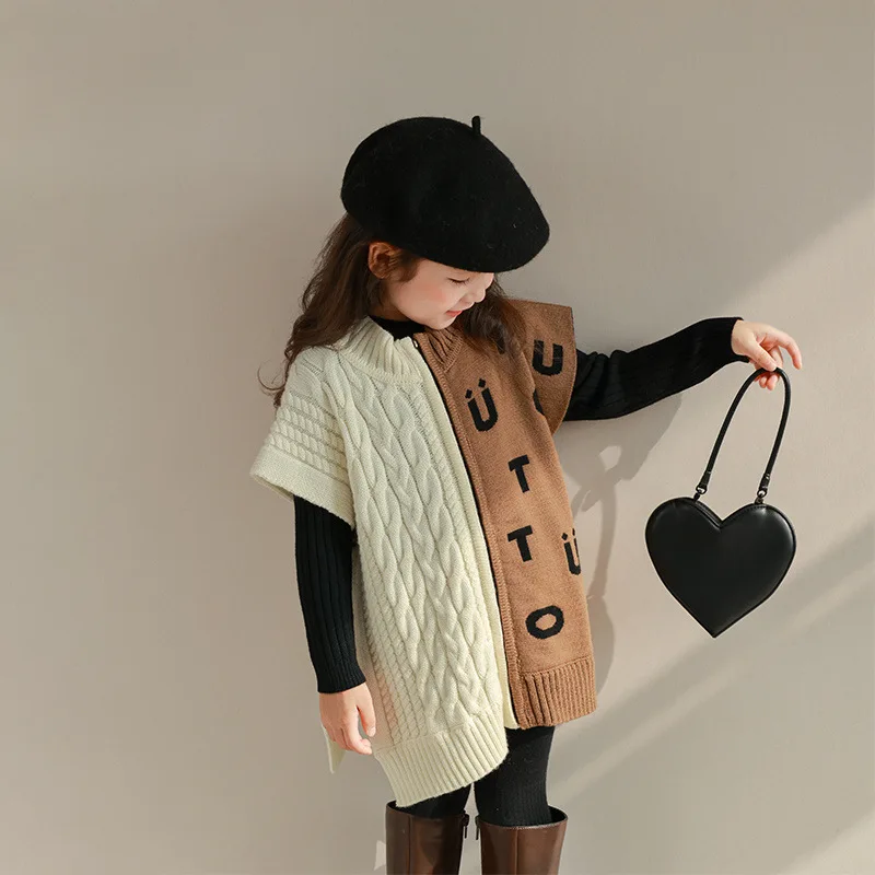 

New Baby Girls Fashionable Creative Vest Autumn Cotton Waistcoat Kids Assorted Colors Outerwear Children Clothing Jacket Vests