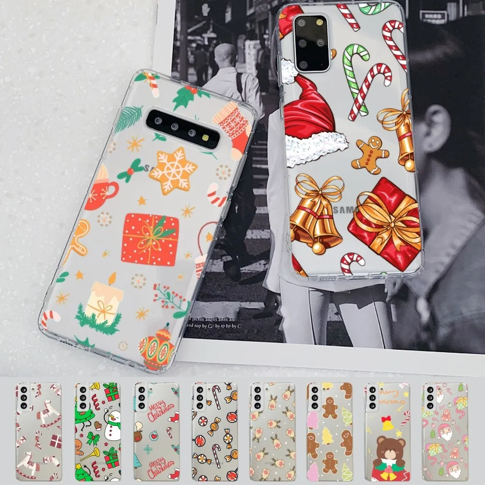 Christmas Mousepad for Samsung A12 21 30 31 51 52 70 71 for Redmi8 9 10 for Honor10 70 50 Clear Case