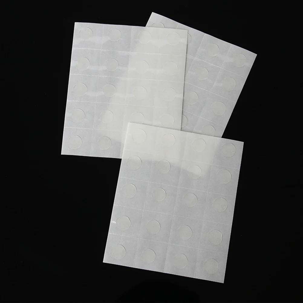 

60 Sheets Clear Double Sided Dot Sticker Adhesive Dots for Balloons Crafts No Traces Reusable Safe Removable Double Sided Tape