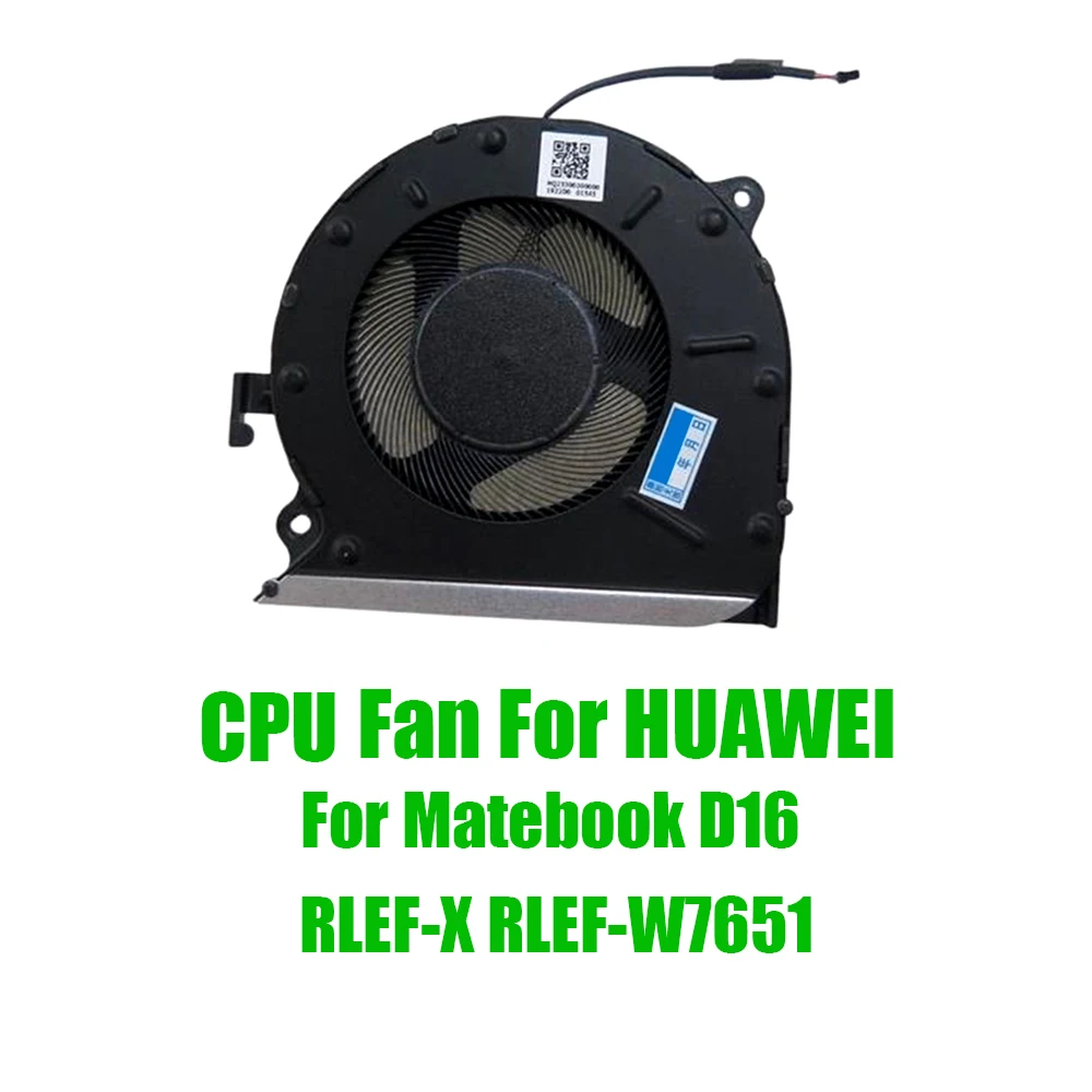 Für HUAWEI Matebook D16 RLEF-X RLEF-W7651 DC5V 0.5A Ersatz-Laptop-CPU-Lüfter