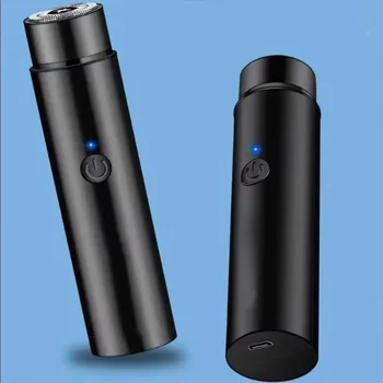 מיני מכונת גילוח חשמלי נייד גילוח דגם USB טעינה דגמים עבור yebrows העליון והתחתון הלחיים סנטר וצוואר