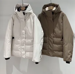 Casual Goose Down Hooded Winter Coat